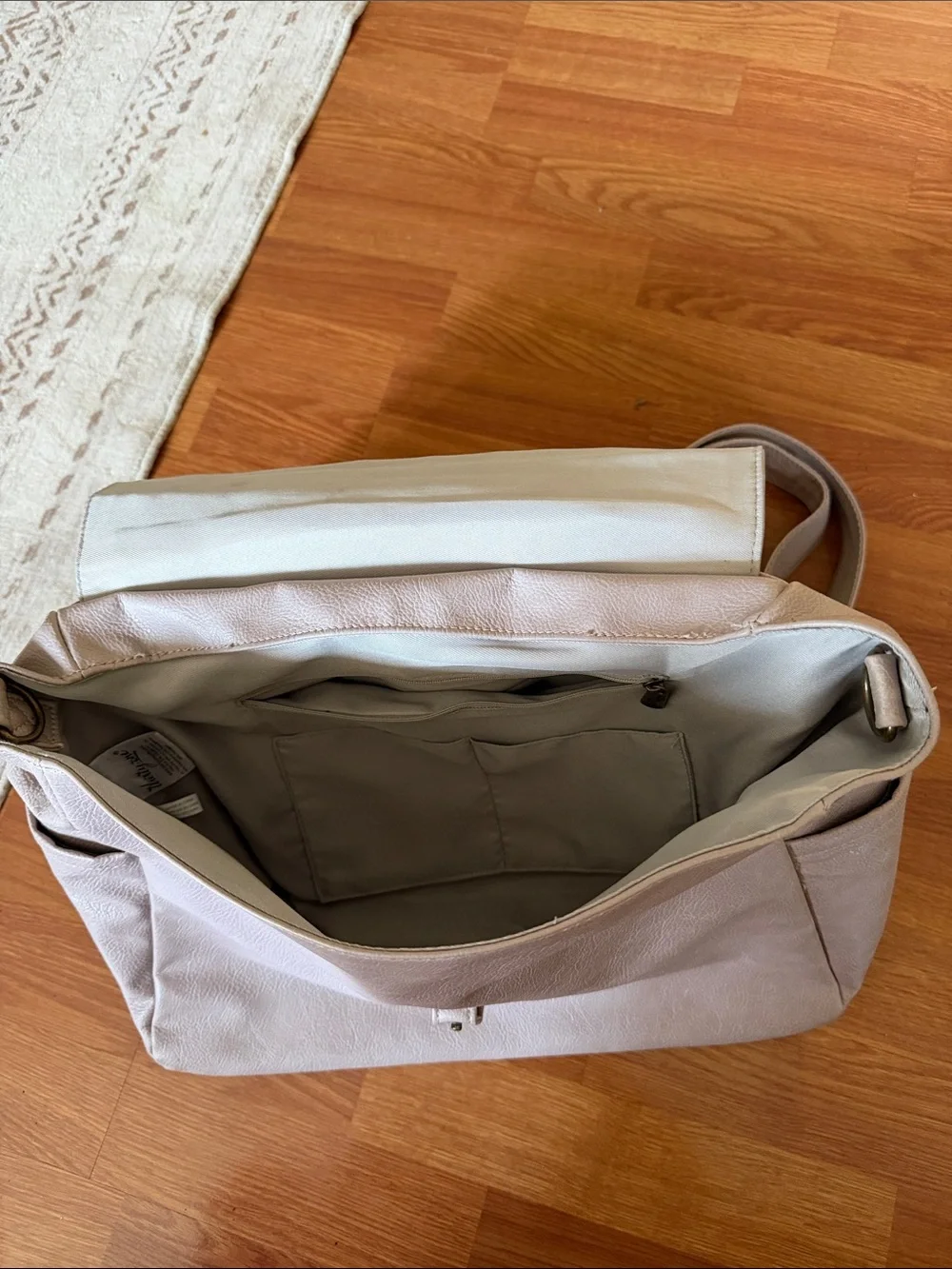 31 Brand Light Lilac Leather Backpack Purse